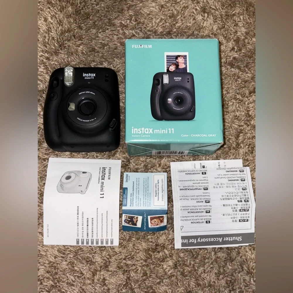 Fujifilm Instax Mini 11 Instant Camera - Charcoal Gray